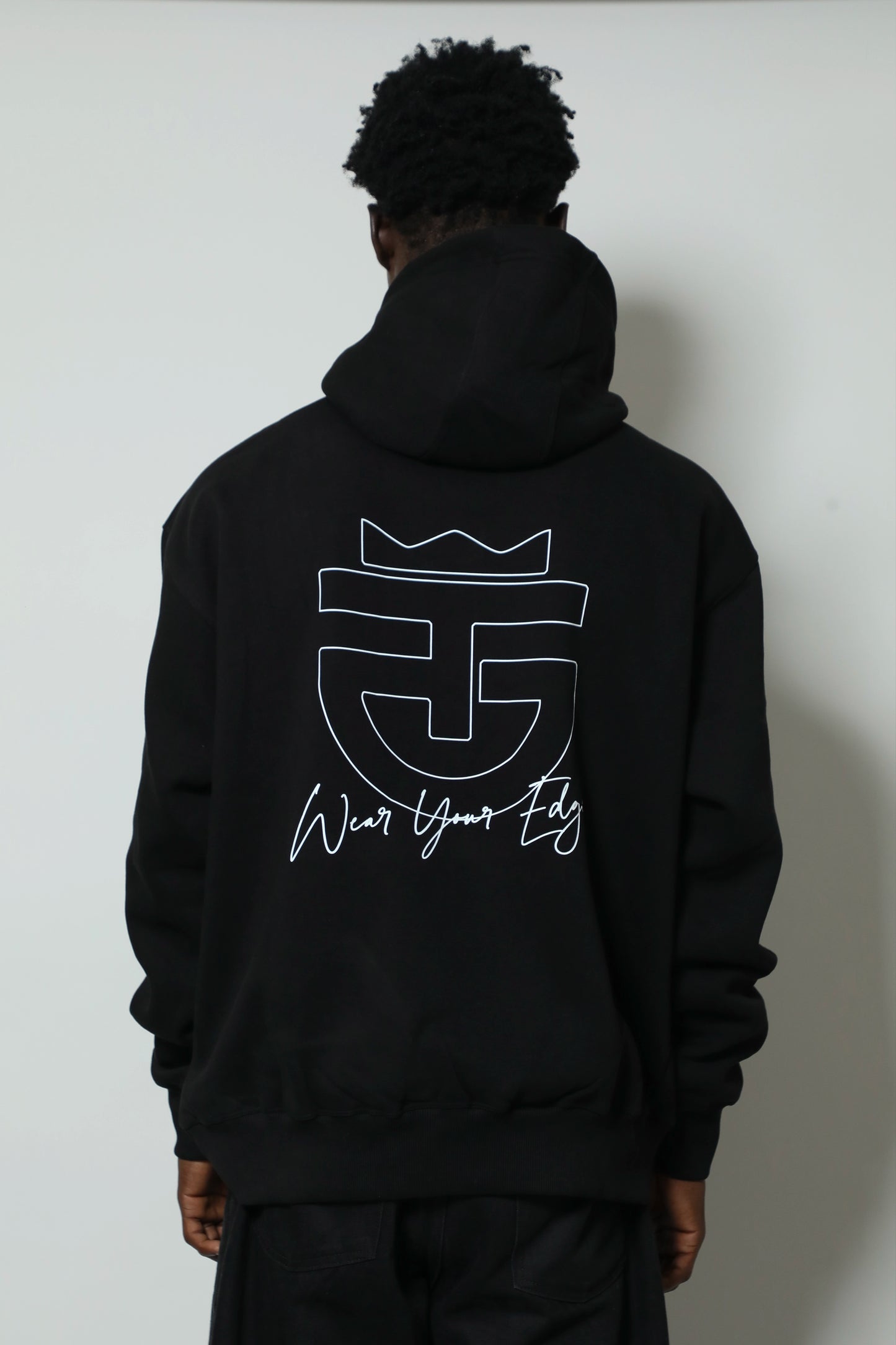 Black Hoodie Logo