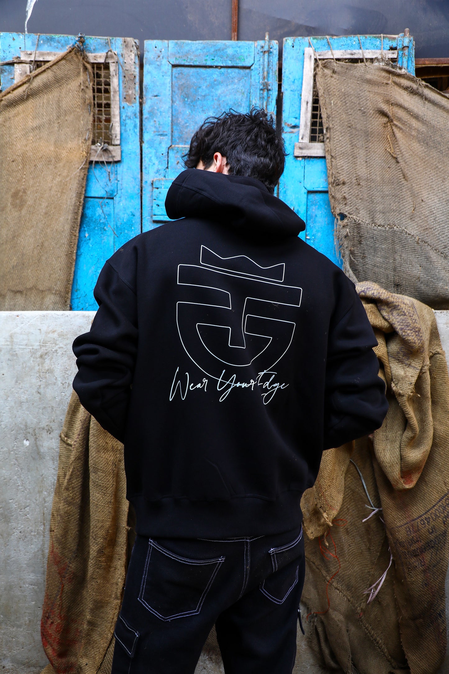 Black Hoodie Logo