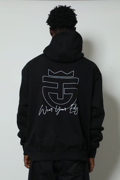 Black Hoodie Logo